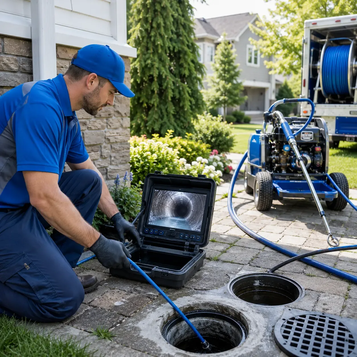 Outdoor drain cleaning professionals serving Volga, WV